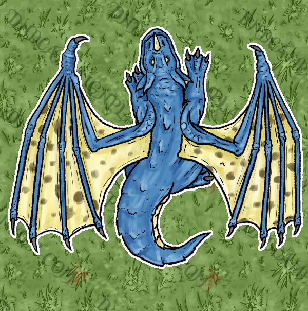 Blue Dragon Token Pack | Printable Monster Tokens