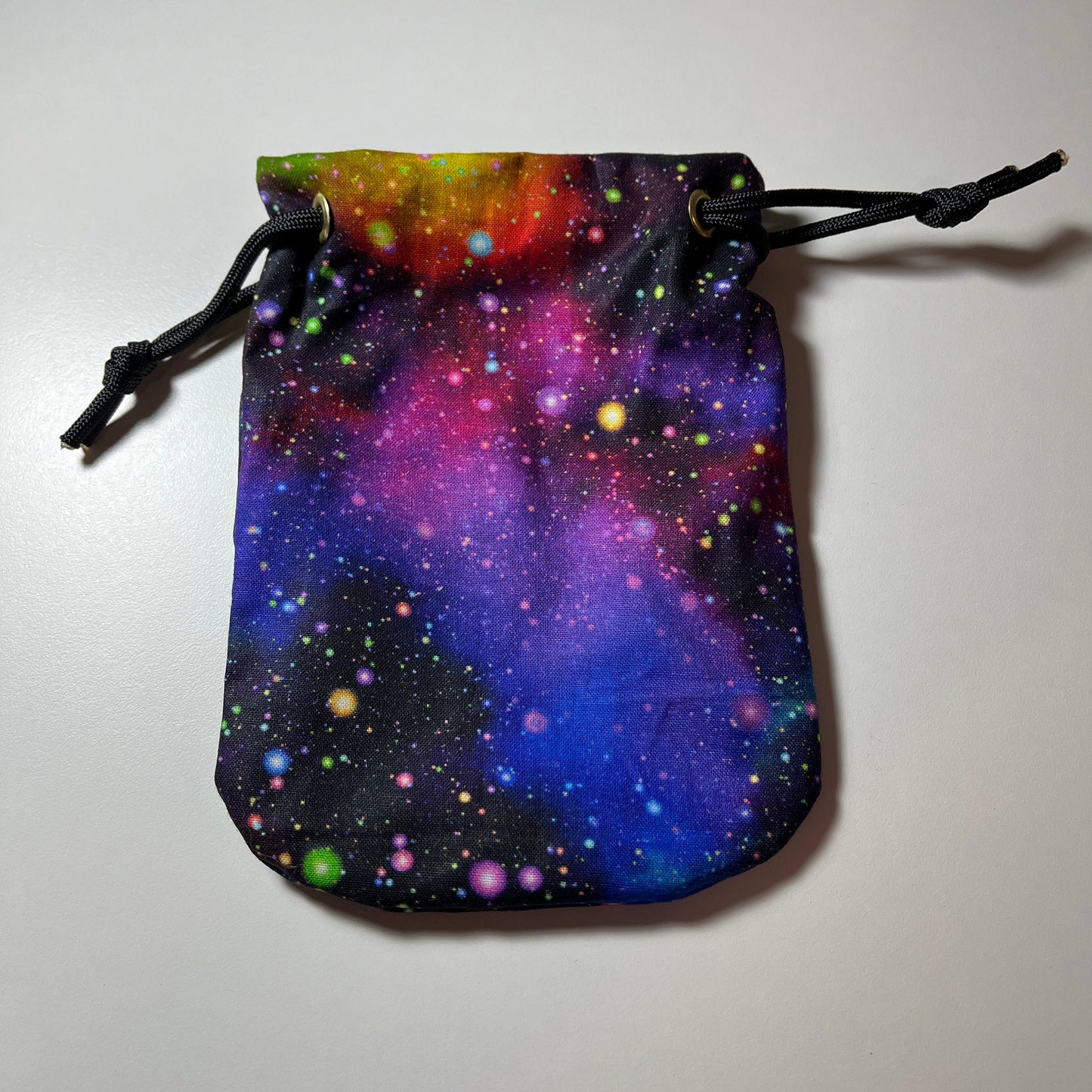 Galaxy Dice Bag with Paracord Draw String